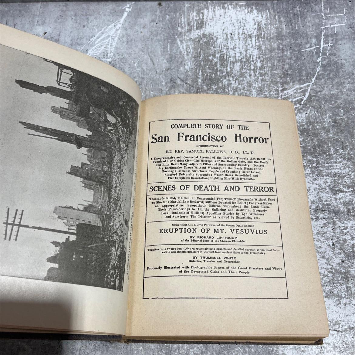 complete story of the san francisco horror book, by trumbull white, 1906 Hardcover image 2