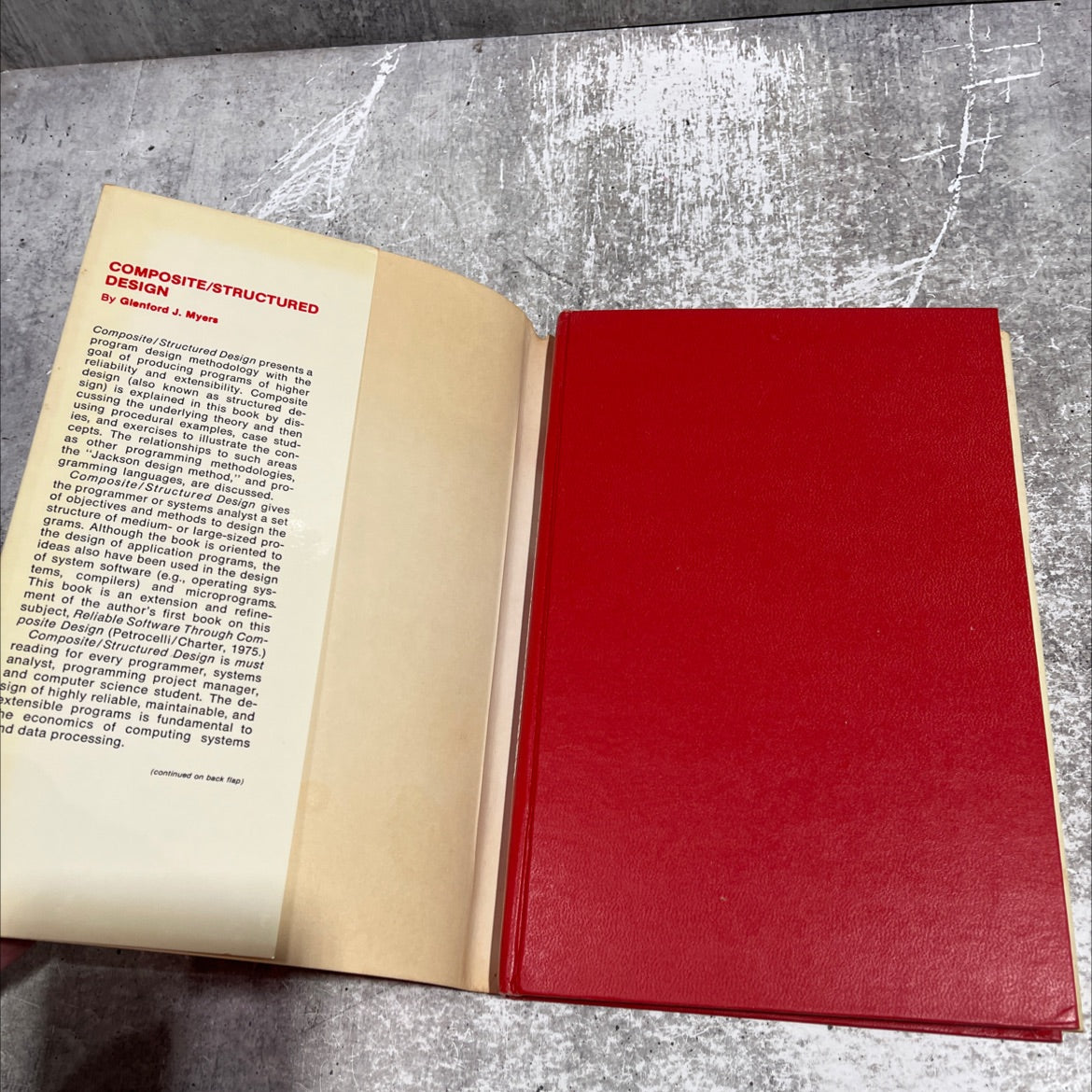 composite/structured design book, by glenford j. myers, 1978 Hardcover image 4