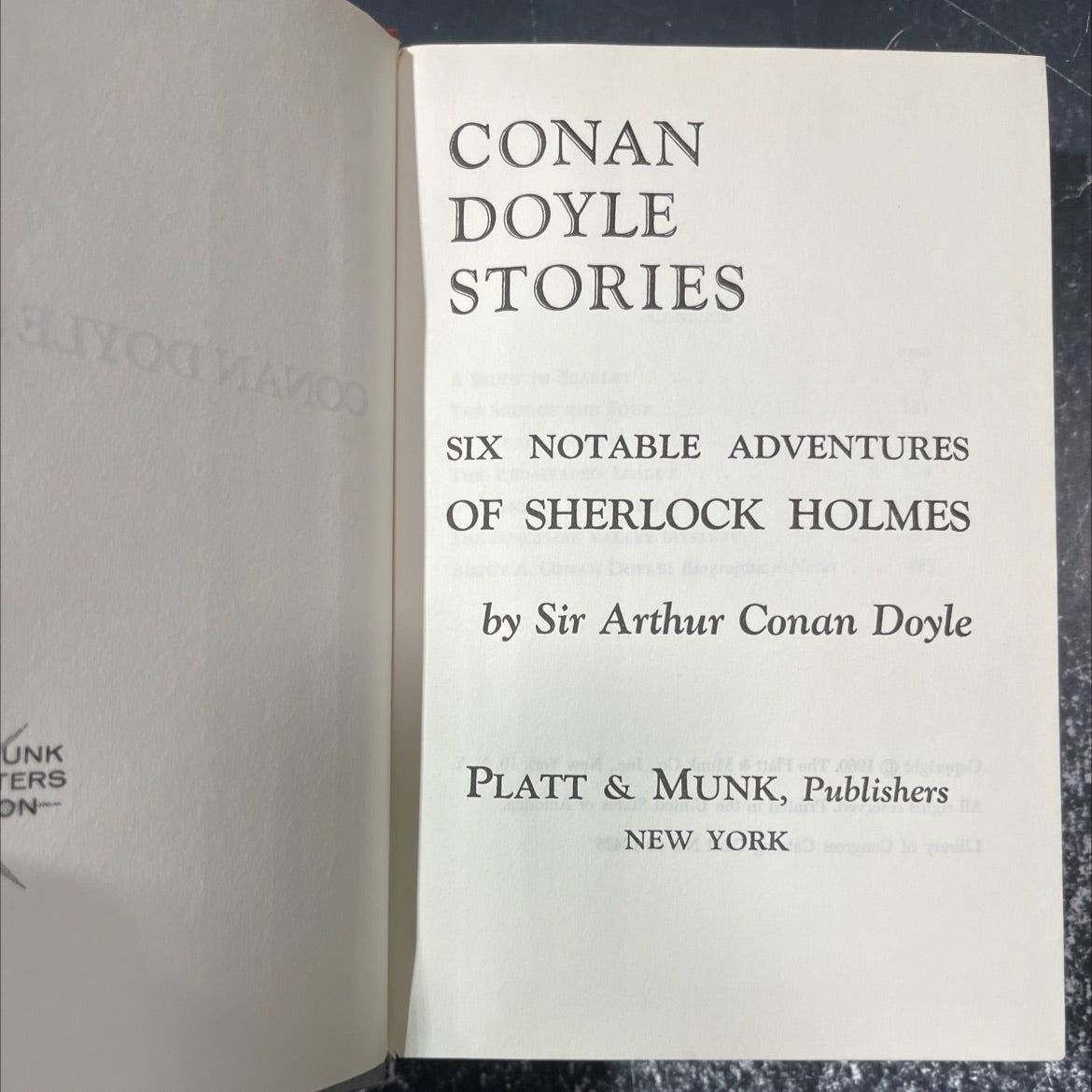 conan doyle stories eliyog mavico six notable adventures of sherlock holmes book, by sir arthur conan doyle, 1960 image 2