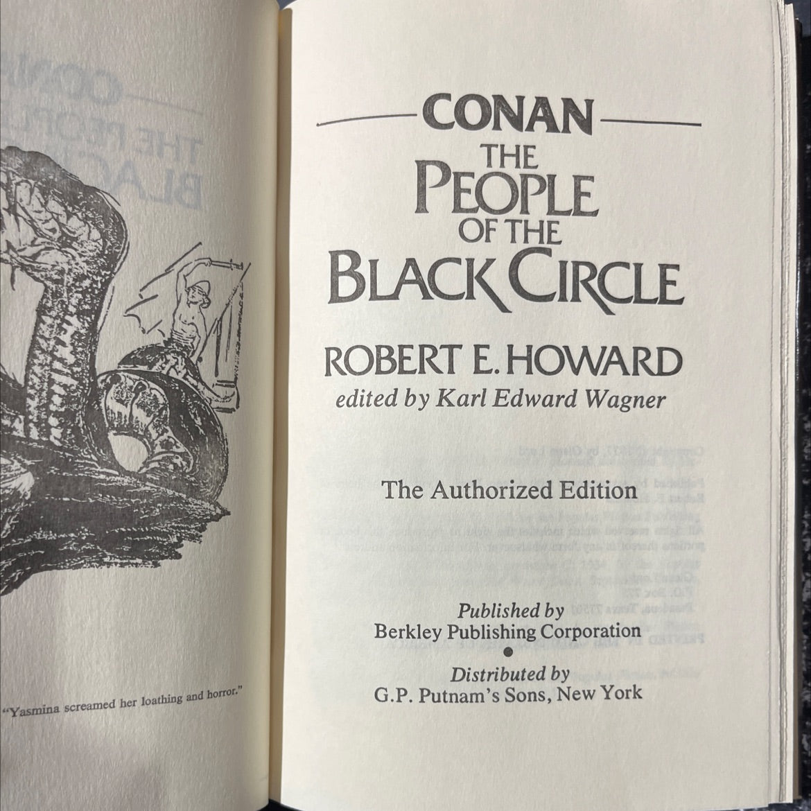 conan people of the black circle book, by robert e. howard, 1977 Hardcover image 2
