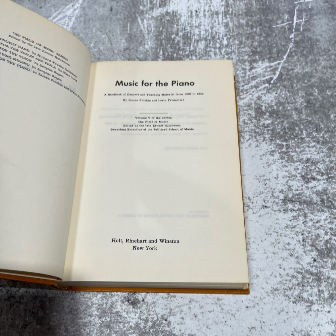 concert band book, by Richard Franko Goldman, 1954 Hardcover image 2