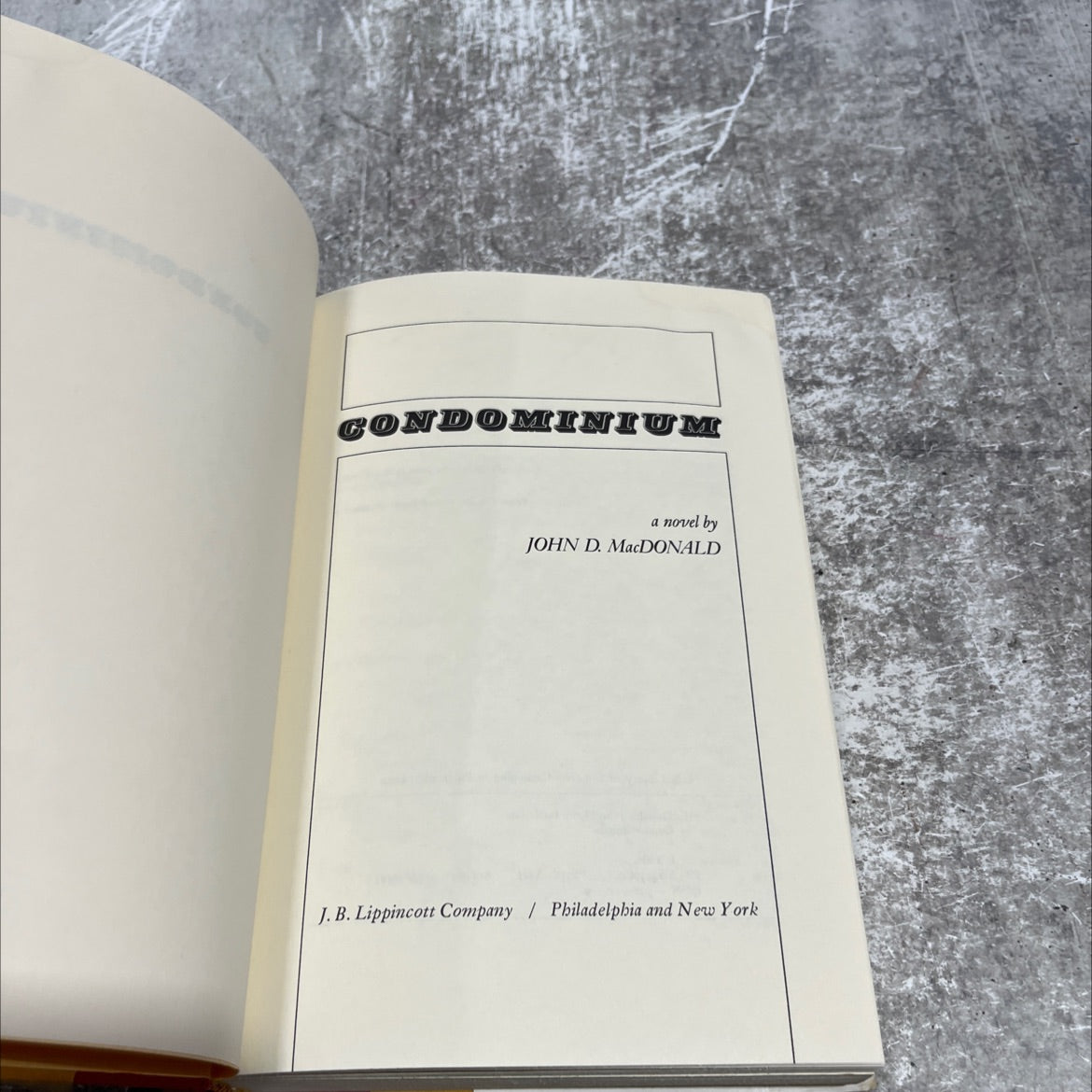 condominium book, by john d. macdonald, 1977 Hardcover image 2
