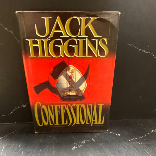 confessional book, by Jack Higgins, 1985 Hardcover image 1