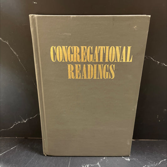 congregational readings from the scriptures, hymns, inspirational writings book, by Cecil R. Ettinger, 1989 Hardcover image 1