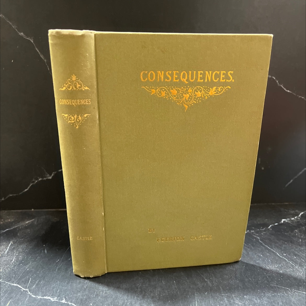 consequences book, by egerton castle, 1893 Hardcover image 1