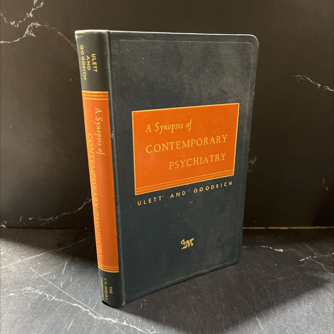 contemporary psychiatry book, by george a. ulett, d. wells goodrich, 1956 Hardcover image 1