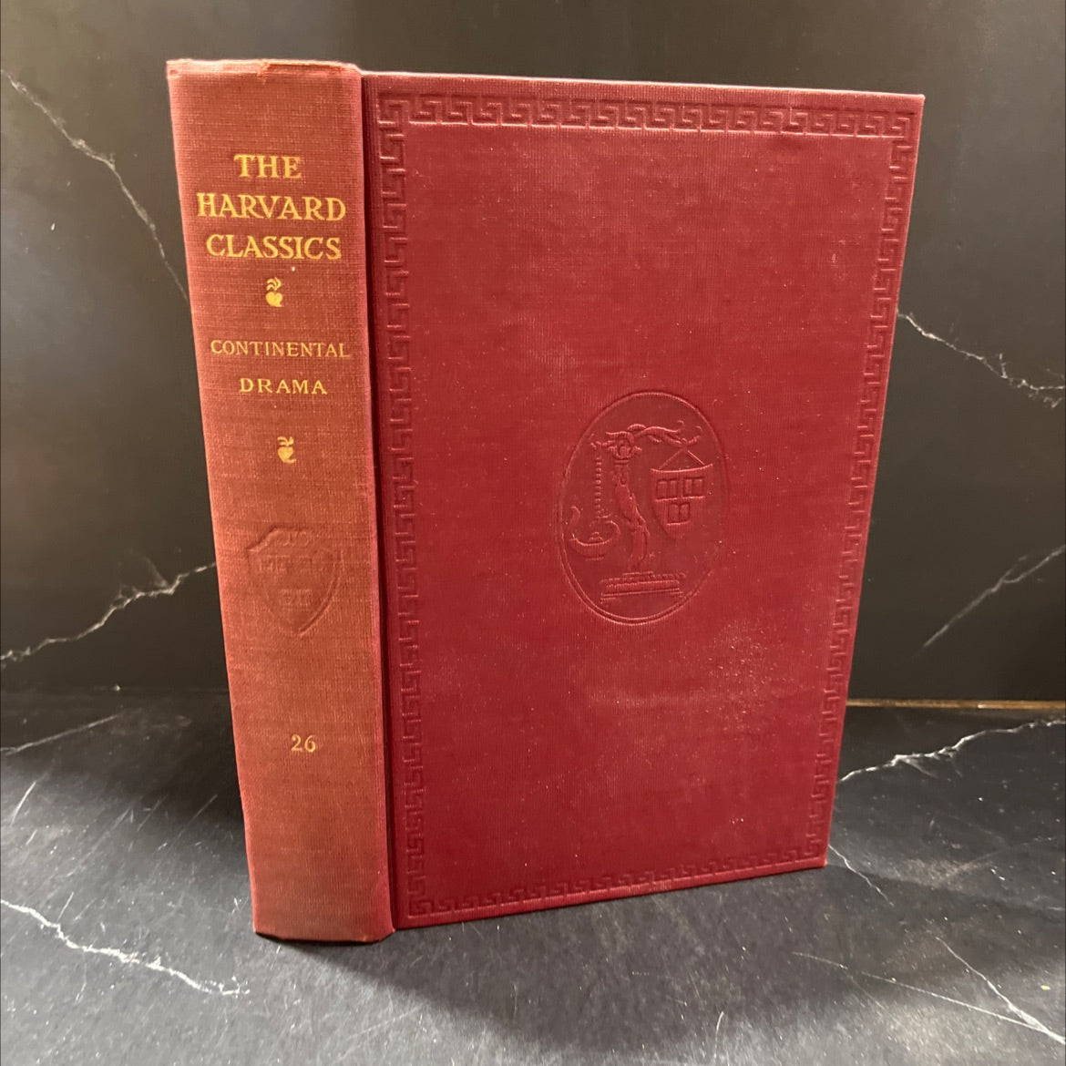 continental drama corneille calderon racine molière lessing schiller book, by charles w eliot, 1910 Hardcover image 1