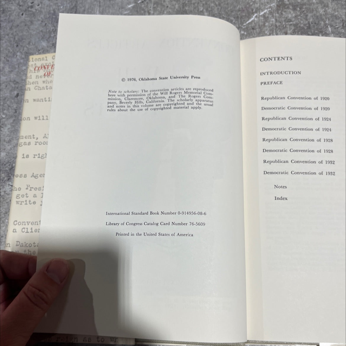 convention articles book, by will rogers, 1976 Hardcover image 3