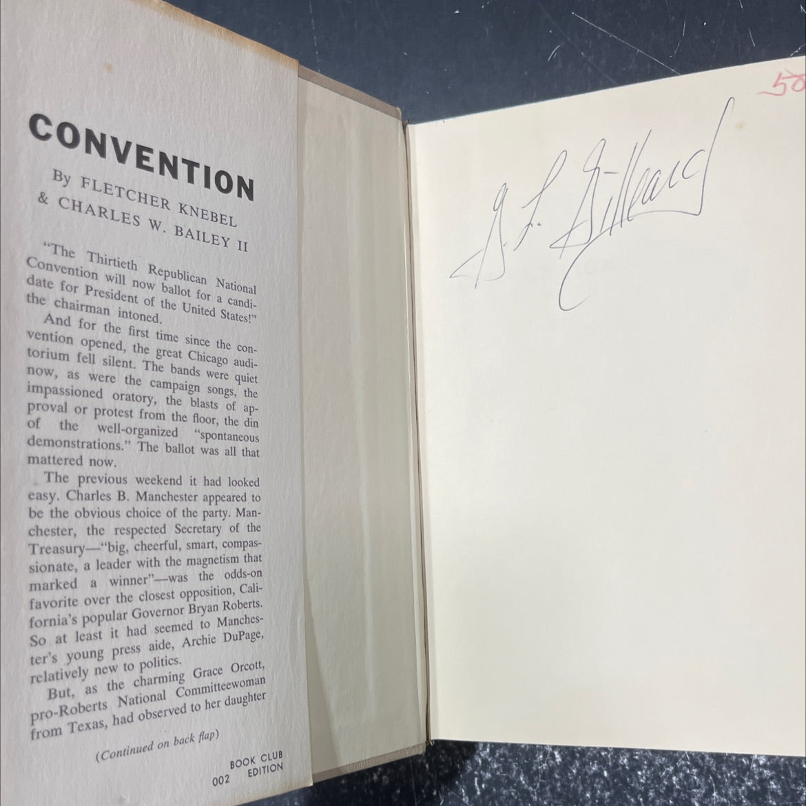 convention book, by fletcher knebel and charles w. bailey ii, 1964 Hardcover image 4