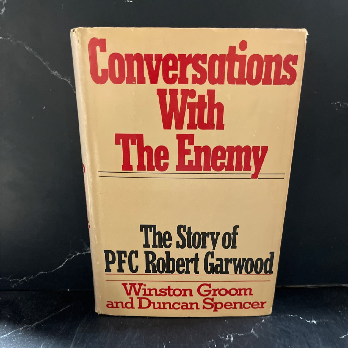 conversations with the enemy book, by Winston Groom and Duncan Spencer, 1983 Hardcover image 1
