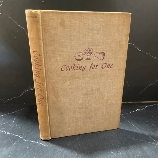 cooking for one book, by elinor parker, 1949 Hardcover image 1