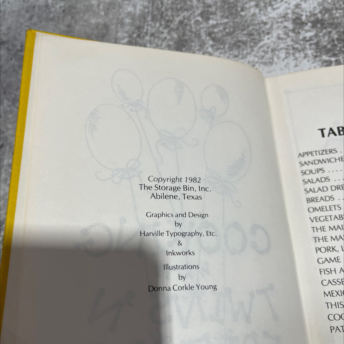 cooking with twins 'n friends book, by Jean Harris and Jane Lawlis, 1982 Hardcover image 3