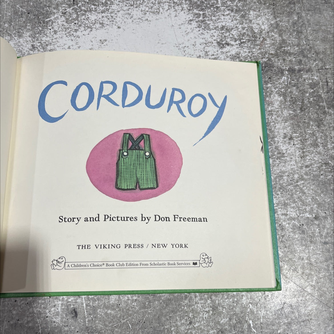 corduroy book, by Don Freeman, 1968 Hardcover image 2