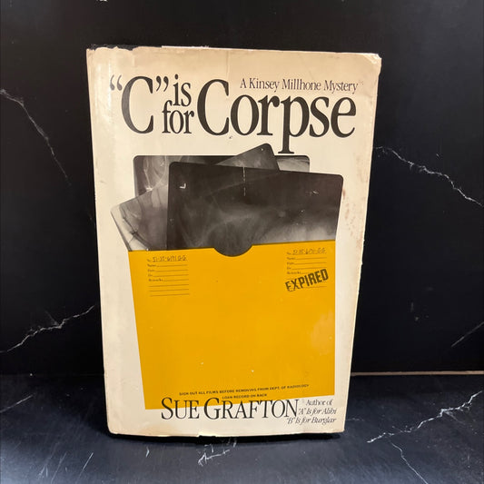 corpse book, by Sue Grafton, 1986 Hardcover image 1