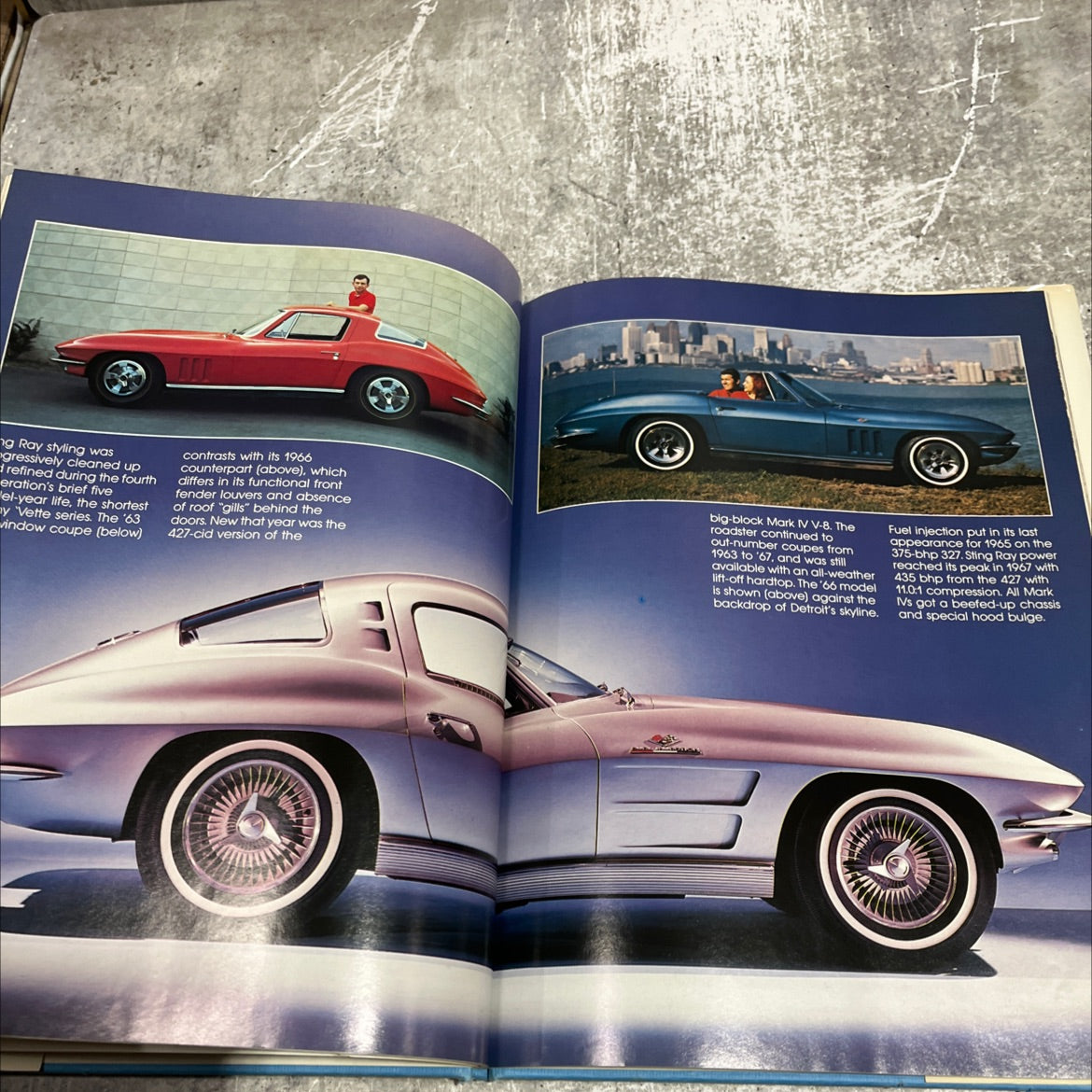 corvette past present-future book, by editors of consumer guide, 1982 Hardcover image 4