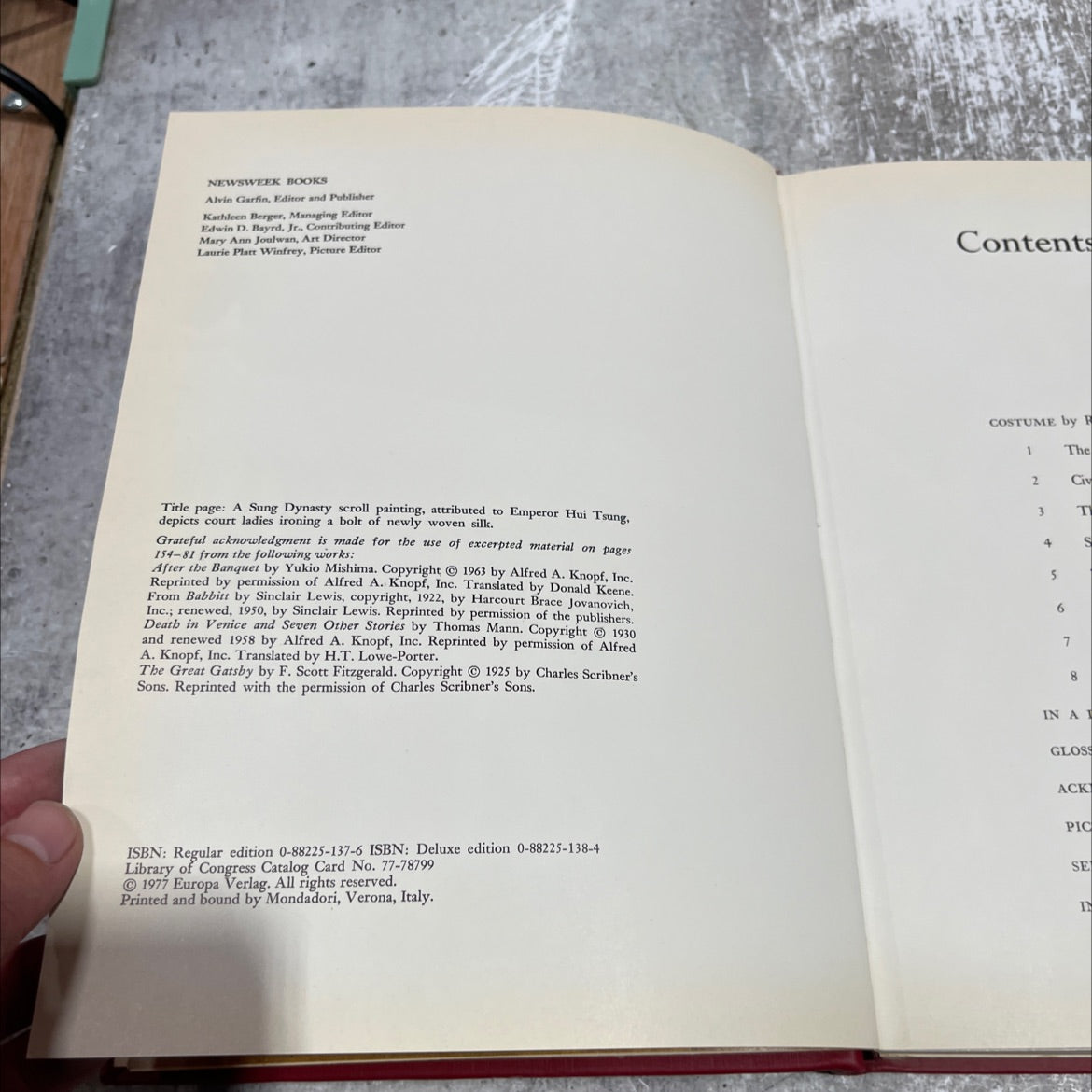 costume book, by Rachel H. Keniper, 1977 Hardcover image 3