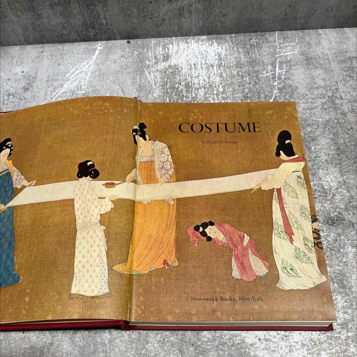 costume book, by Rachel H. Keniper, 1977 Hardcover image 2