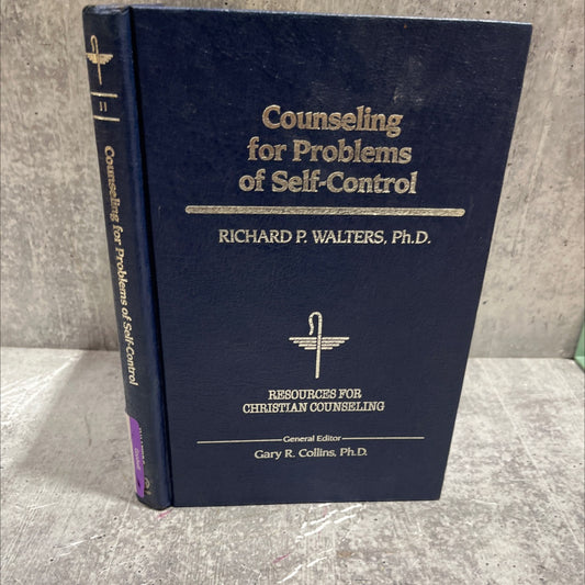 counseling for problems of self-control book, by richard p. walters, 1987 Hardcover image 1