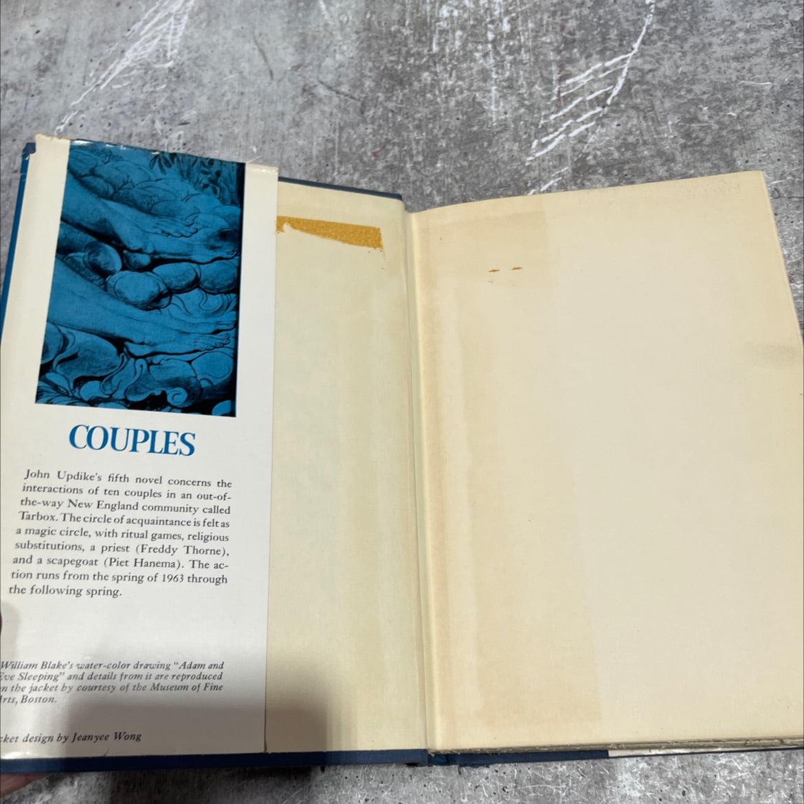 couples book, by john updike, 1968 Hardcover image 4