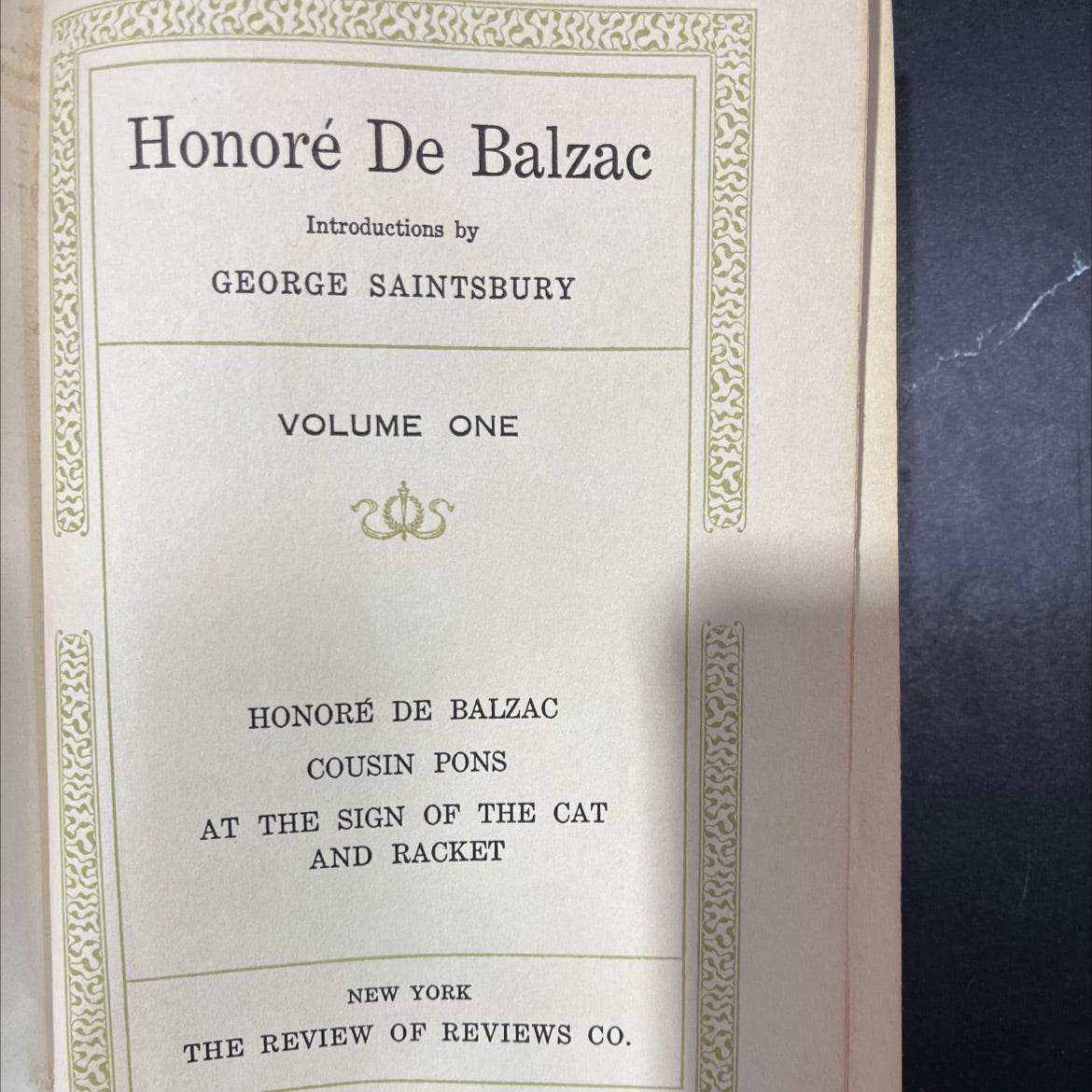 cousin pons at the sign of the cat and racket book, by honoré de balzac, 1970 Hardcover image 2