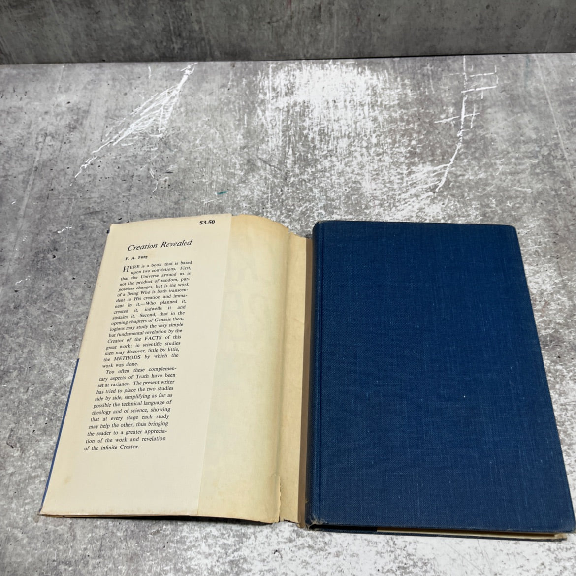 creation revealed a study of genesis chapter one in the light of modern science book, by fredk. a. filby, 1965 Hardcover image 4