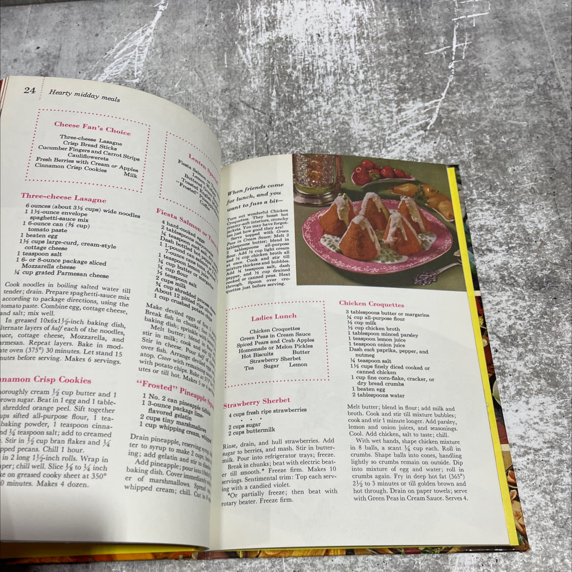 creative ng lunches and brunches book, by editors of better homes and gardens, 1963 Hardcover image 3