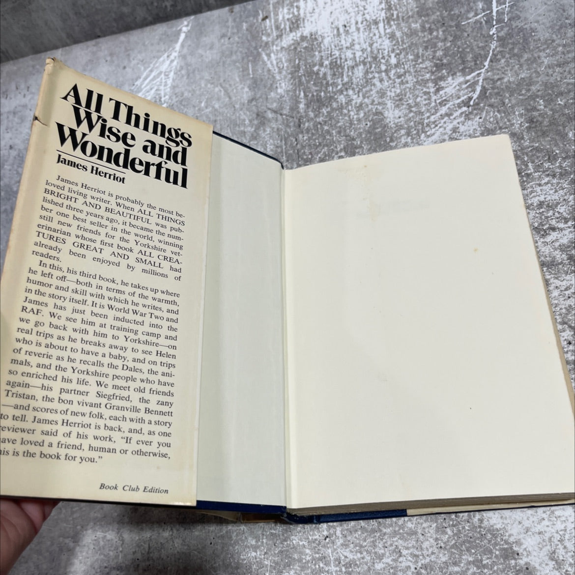 creatures great and small book, by James Herriot, 1977 Hardcover image 4