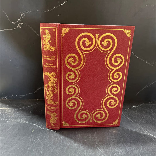 crime and punishment book, by fyodor dostoevsky, 1970 Leather image 1