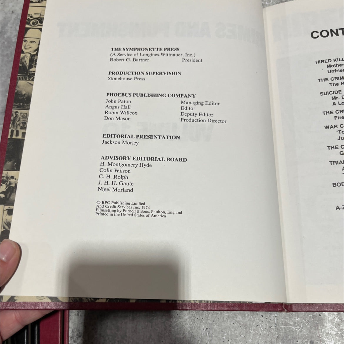 crimes and punishment book, by unknown, 1974 Hardcover image 3