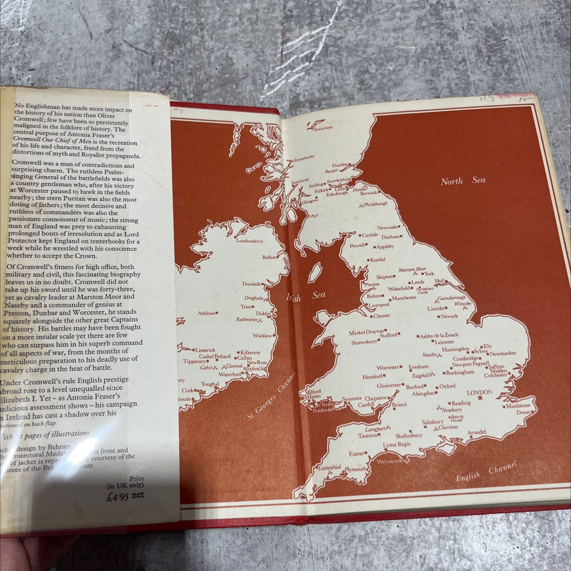 cromwell our chief of men book, by antonia fraser, 1973 Hardcover image 4