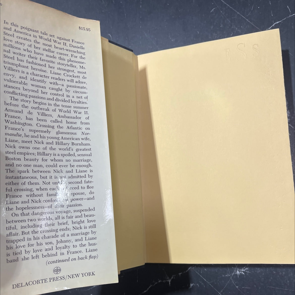 crossings book, by danielle steel, 1982 Hardcover image 4