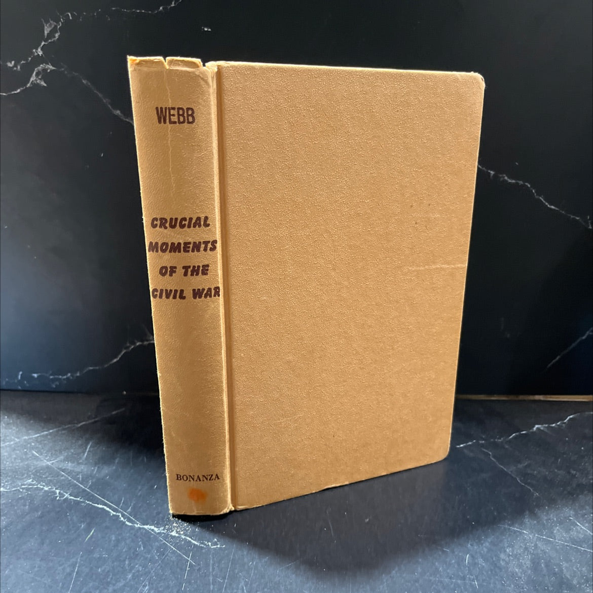 crucial moments of the civil war book, by willard webb, 1961 Hardcover image 1