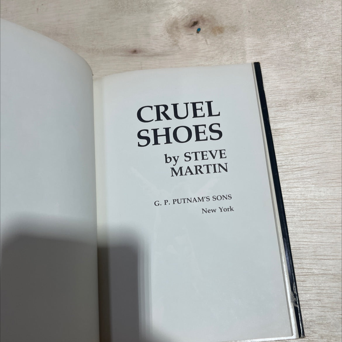 cruel shoes book, by steve martin, 1979 Hardcover image 2