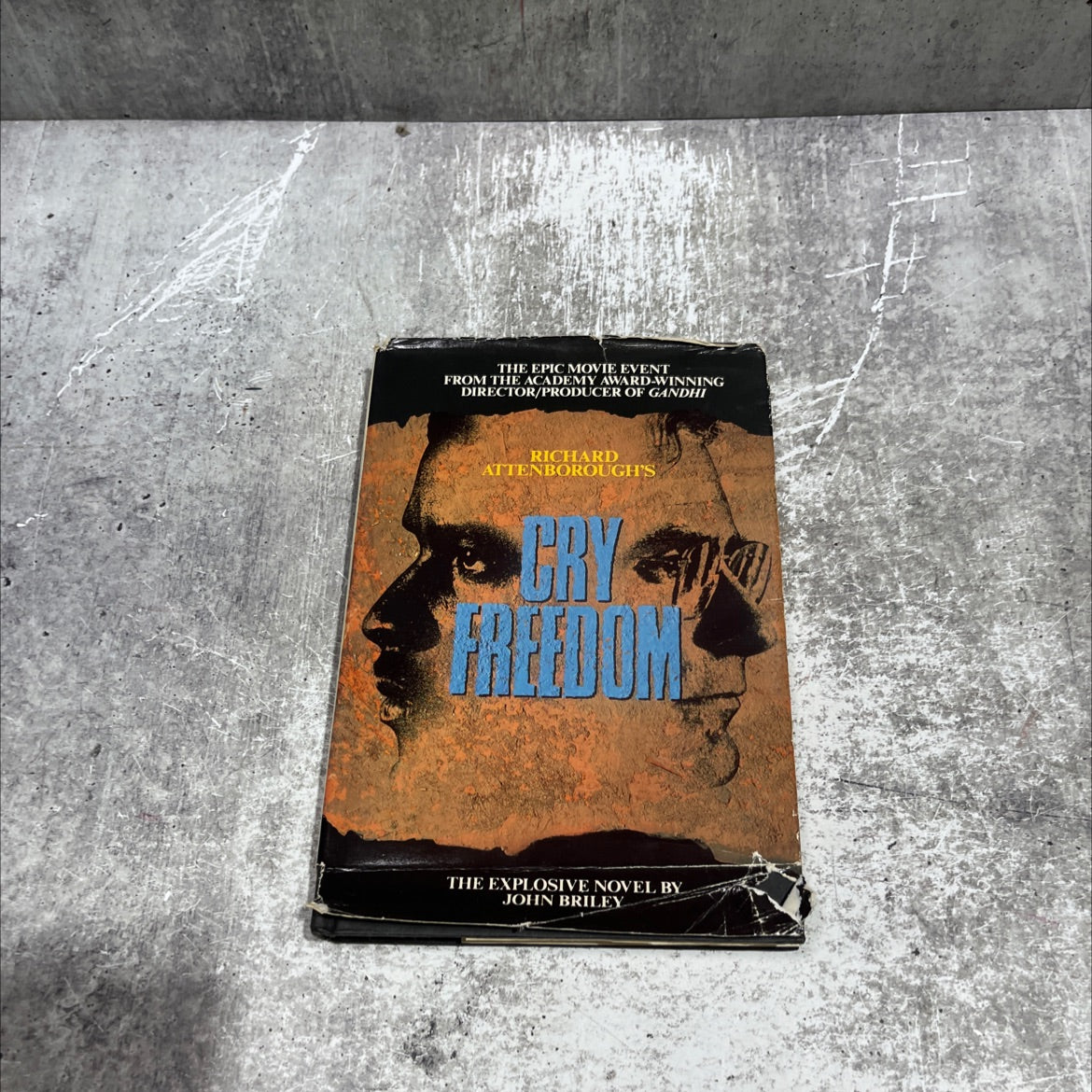 cry freedom book, by john briley, 1987 Hardcover image 1
