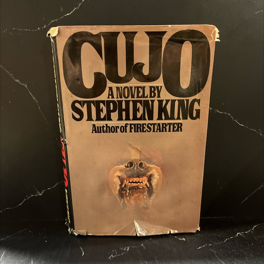 cujo book, by stephen king, 1981 Hardcover image 1