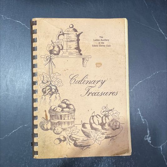 culinary treasures book, by unknown, 1970 Paperback image 1