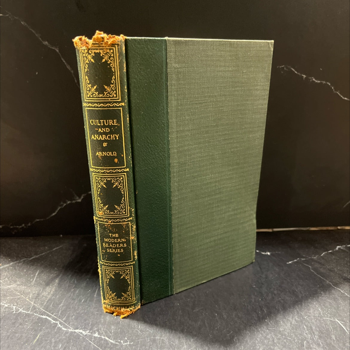 culture and anarchy book, by matthew arnold, 1928 Leather image 1