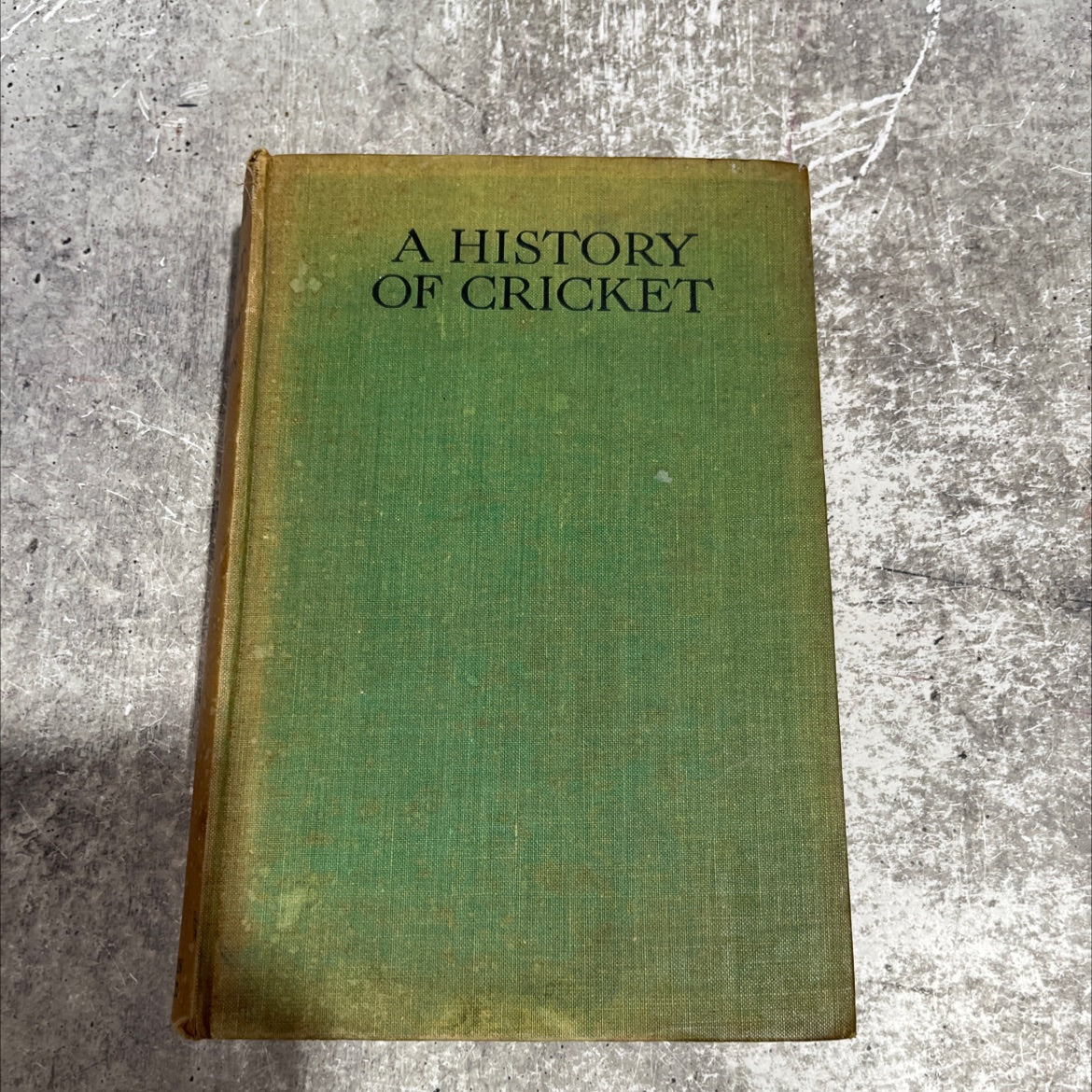cundi a history of cricket book, by h. s. altham, e. w. swanton, 1938 Hardcover image 1