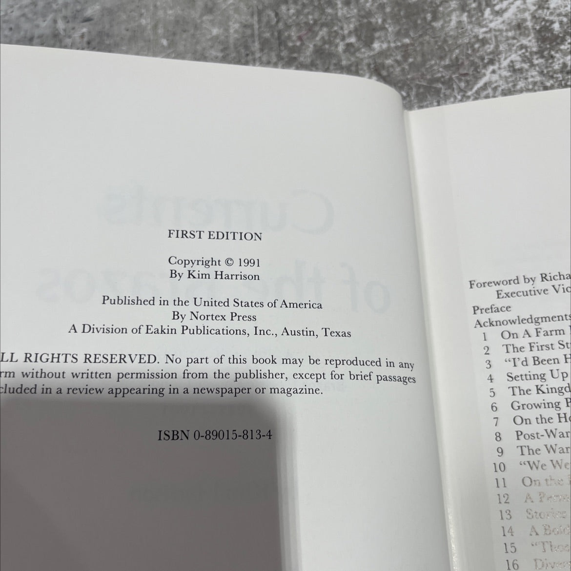 currents of the brazos an illustrated history of brazos electric power cooperative inc 1941-1991 book, by Kim Harrison, image 3