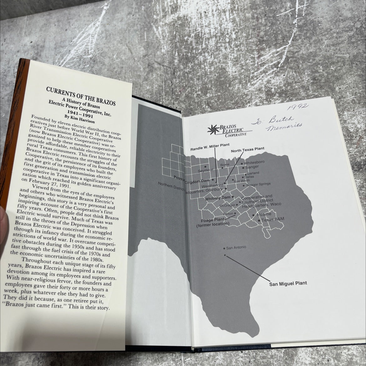 currents of the brazos an illustrated history of brazos electric power cooperative inc 1941-1991 book, by Kim Harrison, image 4