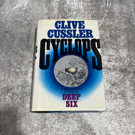 cyclops book, by clive cussler, 1986 Hardcover image 1