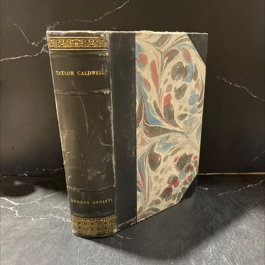 dødens dynasti book, by taylor caldwell, 1939 Leather image 1