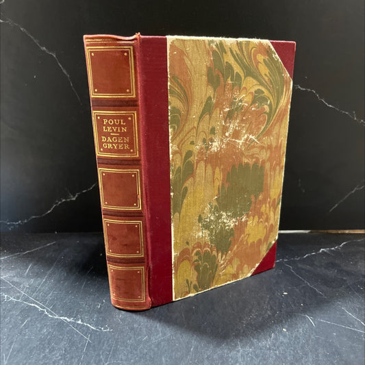 dagen gryer en fortælling book, by poul levin, 1923 Leather image 1