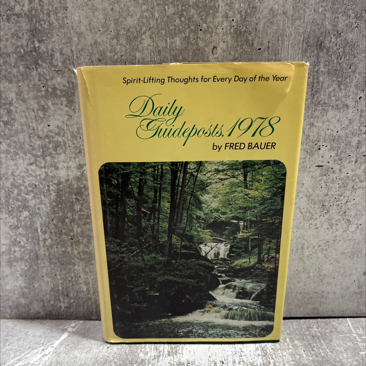 daily guideposts book, by fred bauer, 1978 Hardcover image 1