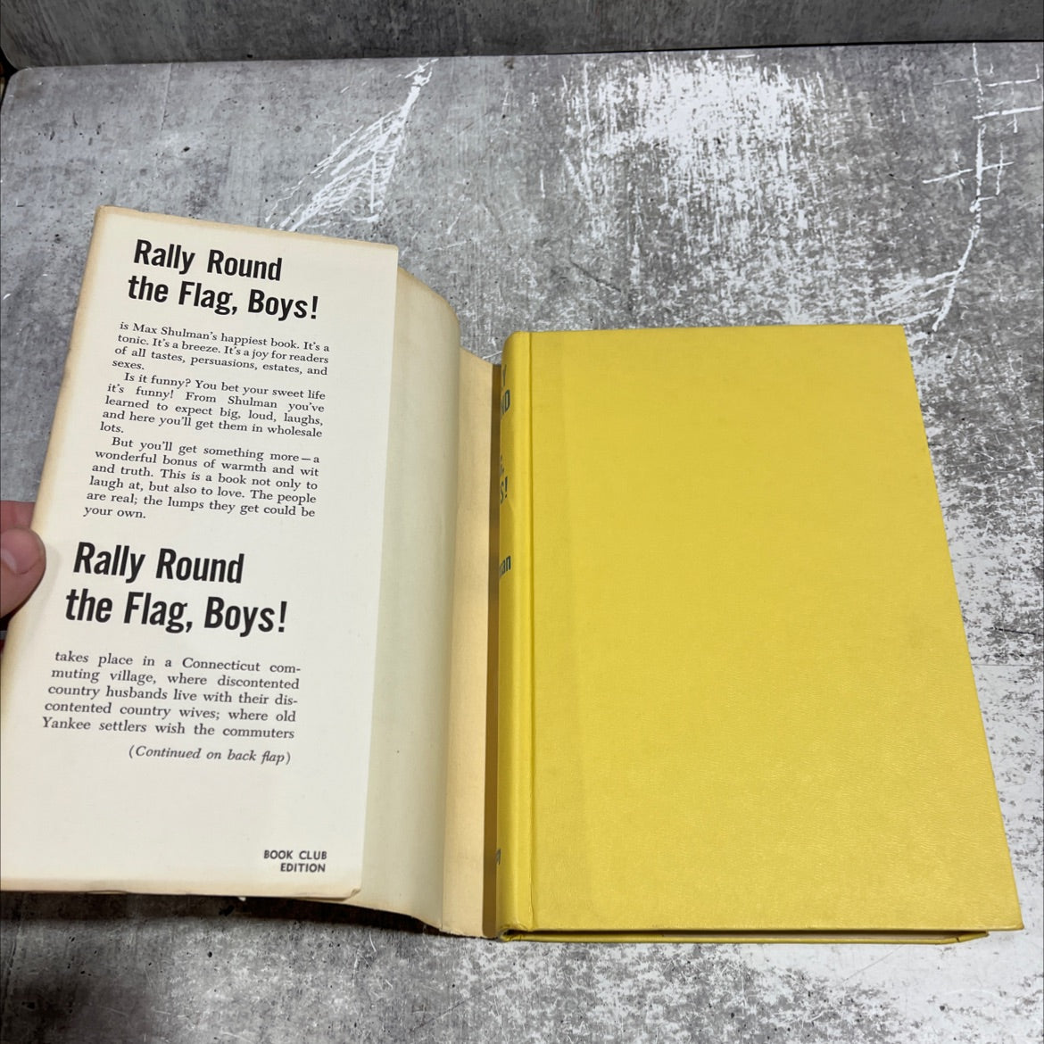 daj sht quor tajar rally round the flag, boys! book, by Max Shulman, 1957 Hardcover image 4