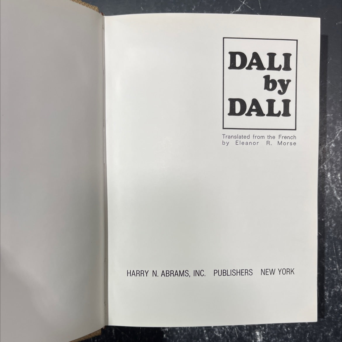 dali by dali book, by salvador dali, 1970 Hardcover image 2