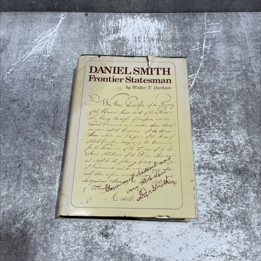 daniel smith frontier statesman book, by walter t. durham, 1976 Hardcover image 1