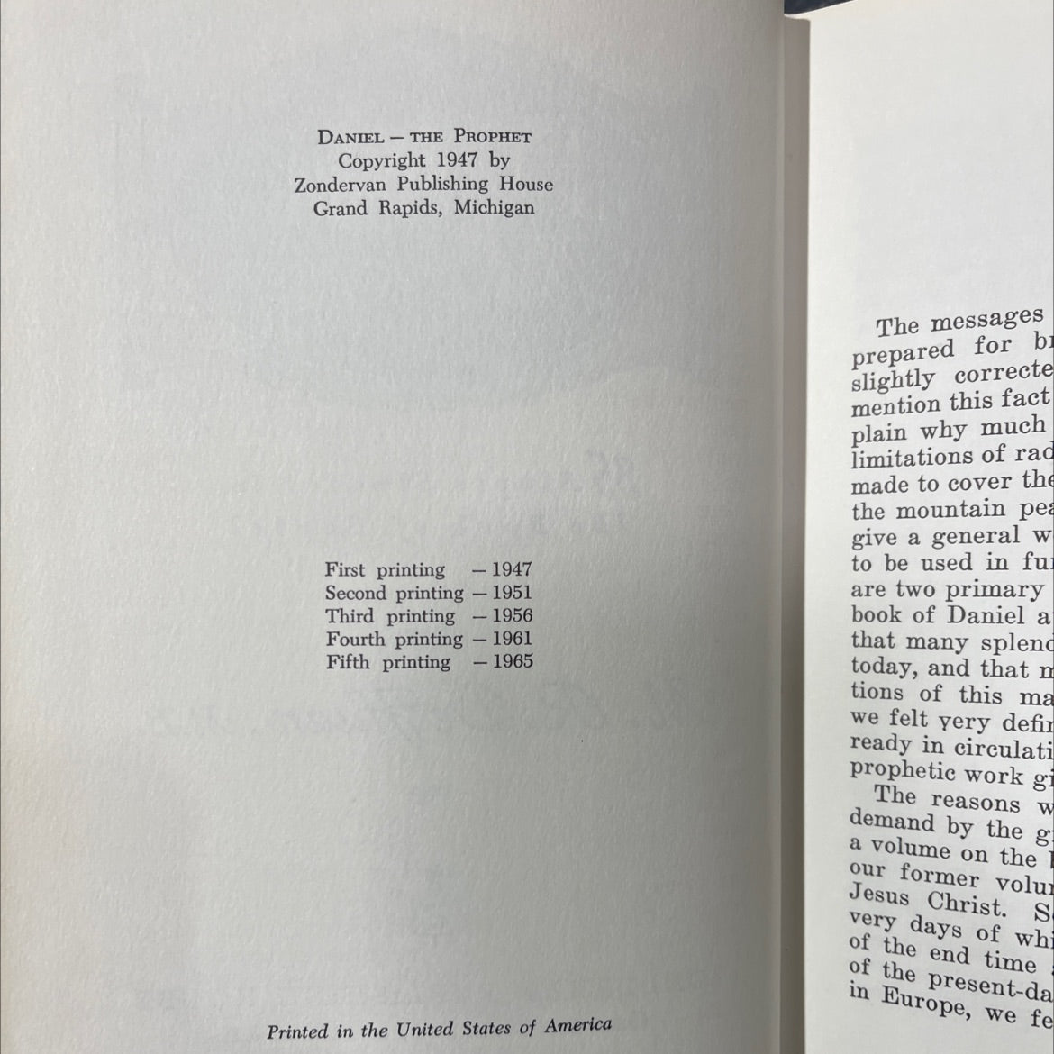 daniel the prophet book, by m. r. de haan, m.d., 1965 Hardcover image 3
