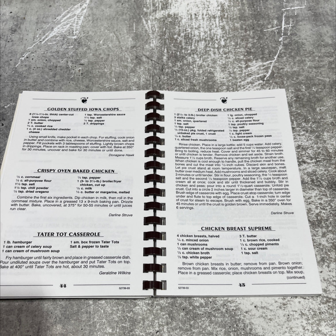 danish delights a collection of recipes book, by st. stephen's lutheran church, 2003 Paperback image 4