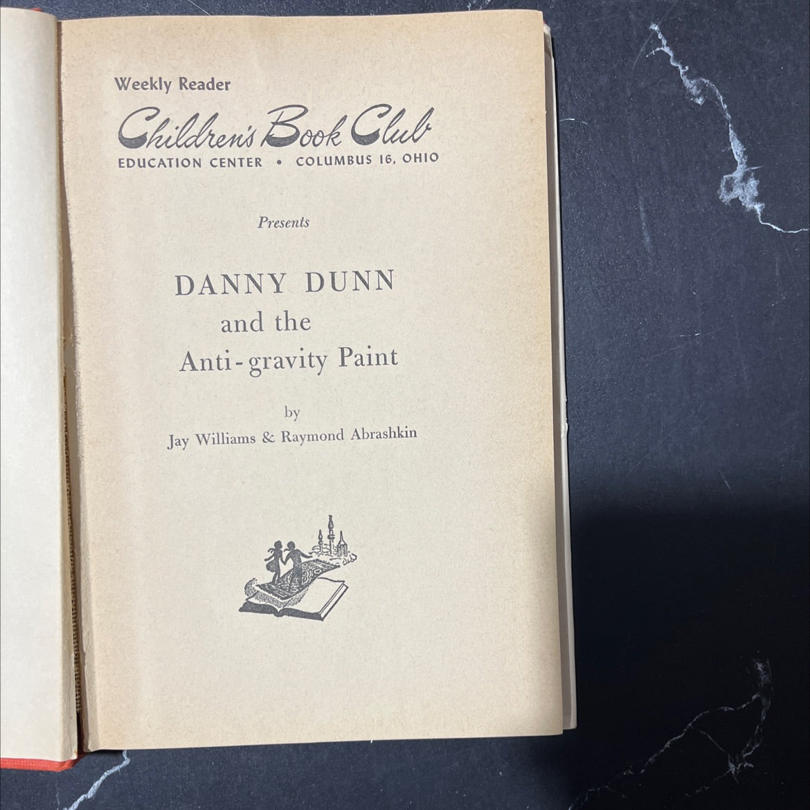 danny dunn and the anti-gravity paint book, by Jay Williams & Raymond Abrashkin, 1970 Hardcover image 2